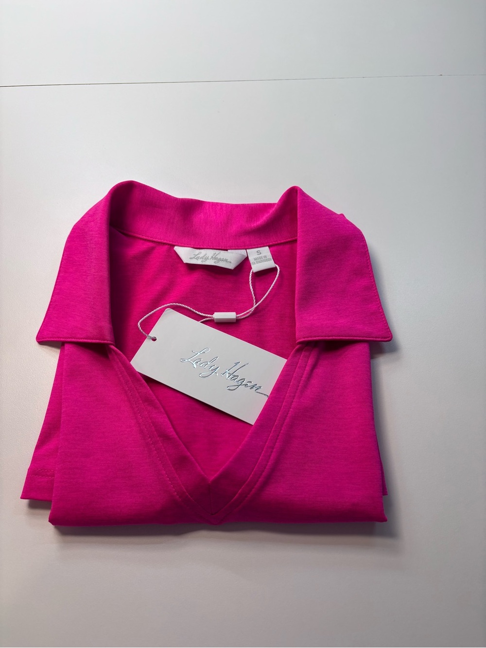 Lady Hagen women’s Sleeveless Golf Polo Pink NWT Tennis Pickleball Casual Sport - Picture 10 of 12
